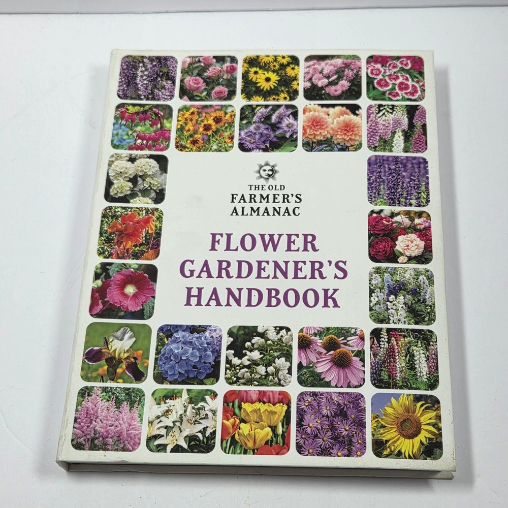 The Old Farmer's Almanac Flower Gardener's Handbook Paperback Gardening Guide